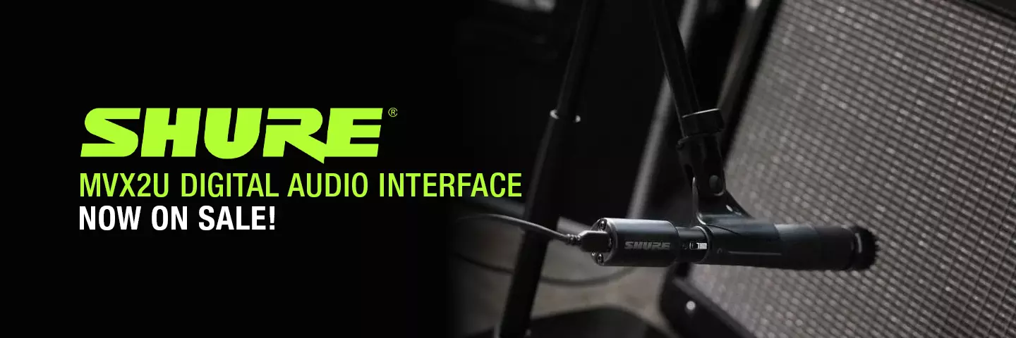 Get $20 off the Shure MVX2U Digital Audio Interface